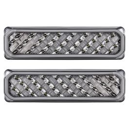 LED Autolamps 3856ARWM-2 12/24V Rear Combination Lamp with Diffused Tail Light (Twin Pack) PN: 3856ARWM-2